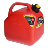 Bidón Combustible 10 L Rojo Pico Vertedor Homologado Driven