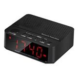 Rádio Relógio Despertador Digital Fm Bluetooth  Lelong-674