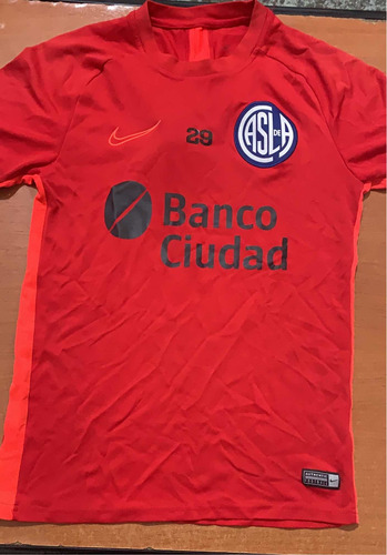 Camiseta De San Lorenzo Entrenamiento Roja Urileria !! M, Compra y Venta
