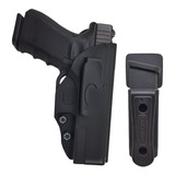 Coldre + Porta Carregador Velado Glock G17 G19 G19x G23 G22 