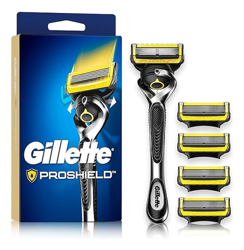 Gillette Proshield 1 Maquina Para Afeitar +5 Cartuchos