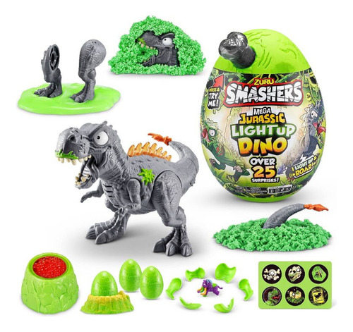 Zuru Smashers Mega Jurassic Light-up Dino Cápsula Gigante