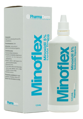 Minoflex Pharmaderm Minoxidil 5% X 120ml