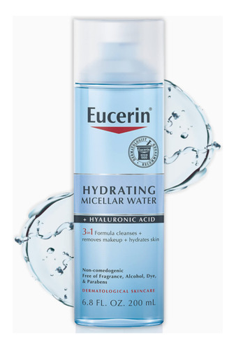 Eucerin Agua Micelar Hidratante, Con Áci - L a $400