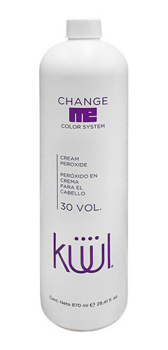 Peróxido En Crema 30 Volúmenes Kuul Color System 870 Ml