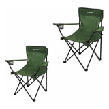 Sillon Plegable Portátil Kushiro Jardin Y Camping X 2 Unidad