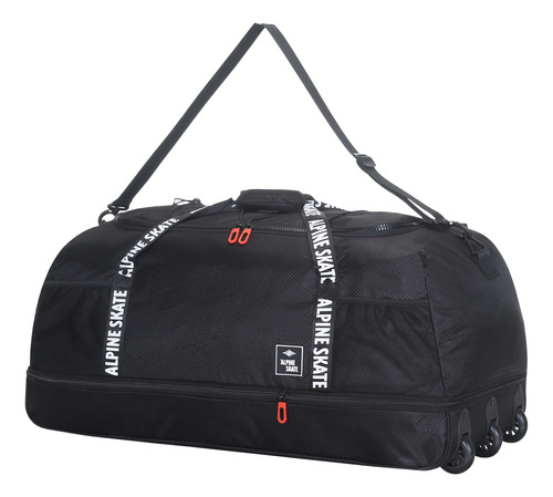 Bolso De Viaje Grande Con Ruedas Plegable Alpine C/ Expansor