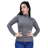 6 Media Polera Mujer Corresponde A 1 Pack De 6 Remeras De Modal Con Lycra S, M, L Memoria Cero