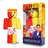 Boneco Minecraft Geleia Youtuber Skin Pelúcia 33cm