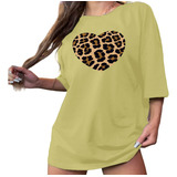 Camiseta Amores Animal Print Bloguerinha Basic Streets Wears