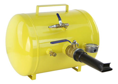 Tanque Para Aire Comprimido 19 Litros Uso Rudo Inflador Color Amarillo Fase Eléctrica Monofásica