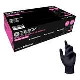 Caja Guantes Tresor Examen Nitrilo Desechables  X 100 Unds.