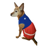 Traje Fiestas Patrias Para Mascotas - Vestidos Huasa Chilena