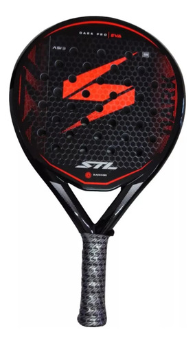 Paleta Padel Steel Custom Dark Pro Eva Paddle Profesional 