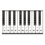 Adesivo De Notas Musicais Teclado Até 61 Teclas