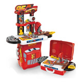 Set Maleta Estacion Trabajo Herramientas 3 En 1  Cars Disney