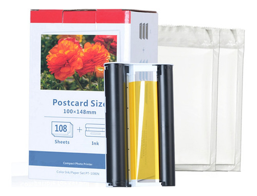 Tinta Y Papel Kp-108 Pulgadas Cp1300 Compatibles Con Selphy