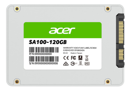 Unidad Ssd Acer Sa100 120gb Sata 2.5  560mb/s