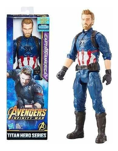 Figura De Acción  Capitão América With Infinity Stone De Hasbro