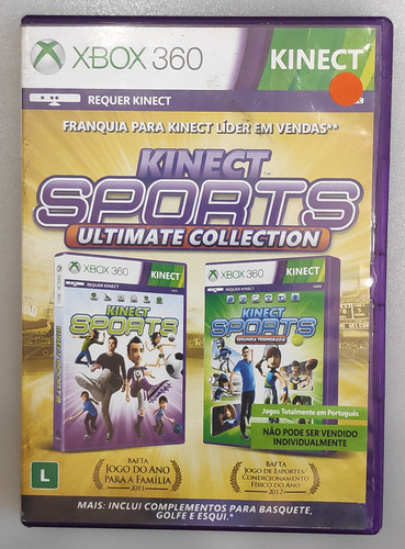 Jogo Kinect Sports Ultimate Collect (xbox 360, Mídia Física)