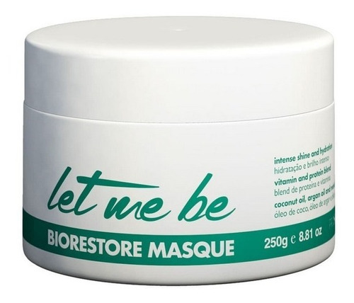 Biorestore Let Me Be 250g Mascara Hidrataçao 