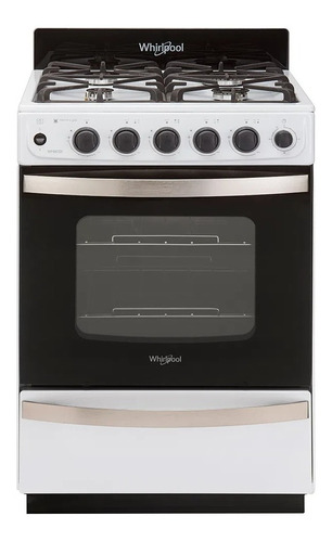 Cocina A Gas Whirlpool Wfb57di Blanca Multigas 56x85x60cm