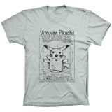 Camiseta Infantil - Vitruvian Pikachu Tam 6 Ao 12