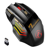 Ratón De Jugador Inalámbrico Para Computadora 2.4g Rgb Recar