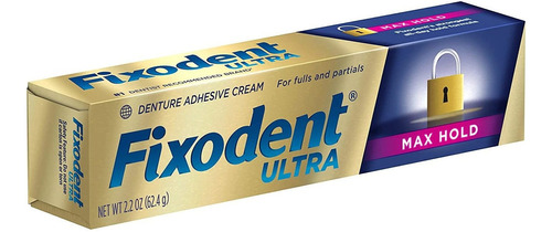 Fixodent Ultra Max Hold - Adhesivo Dental, 2.2 Onzas
