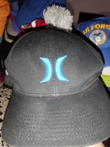 Gorra New Era Hurley Talla S/m Negra Con Azul