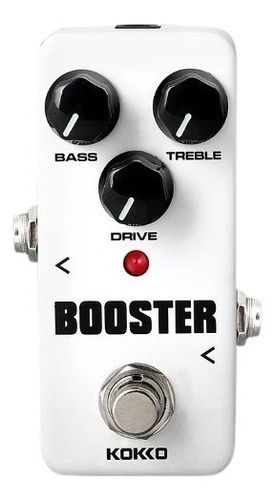 Pedal De Efecto Kokko Mini Booster  Blanco