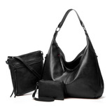 Conjunto De Bolsa, Carteira, Feminina Importada 3 Peças Kit