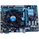 Kit: Placa Mãe Ddr3 Megaware H61m-2h, I3 3º Geração, 8gb 