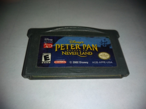 Nintendo Gameboy Advance Juego Peter Pan Return To Neverland