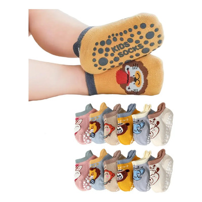 Calcetas Bebé Lindas Antidesliz Y Calcetines Niños 12 Pares | MercadoLibre