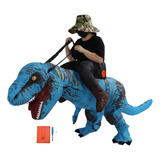 Disfraz Inflable De Dinosaurio Para Adulto, Impermeable, Rid