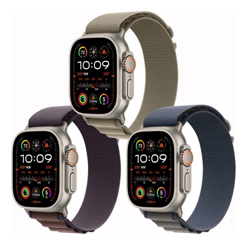 3 Correas Para Apple Watch Ultra 9 8 7 Se 6 5 4 3 2 Alpine