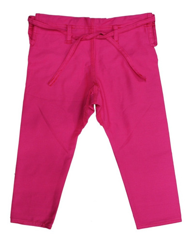 Calça De Kimono Infantil Rosa Jiu Jitsu Judô Titanio