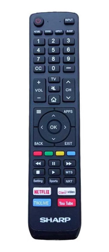 Control Remoto Original  Smart Tv 4k Sharp En3k39s 