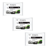 3 Pack Toallitas Desmaquillantes Pond's  Detox Original