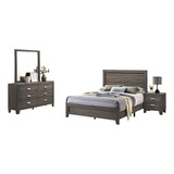 Best Quality Muebles 4 Piezas Cama Individual + Tocador + Es