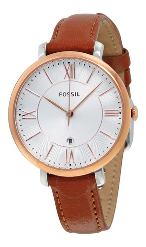 Reloj Fossil Es3842 Café/oro Rosa.