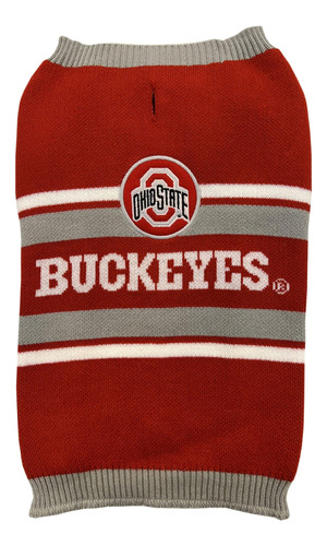 Suéter Para Perros Pets First Ncaa Ohio State Buckeyes, Tama