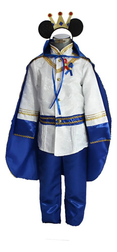 Disfraz Mickey Mouse Príncipe Para Niños Talla 1 - 8