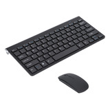 Teclado E Mouse Combo Wireless 2.4g Usb Ultraslim Portable