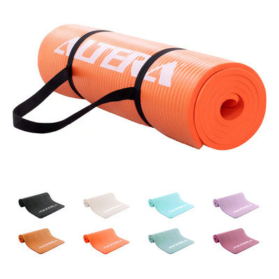 Tapete Ejercicio Altera Yoga Mat 10mm Grueso Pilates Color Naranja Bermellon | Envío gratis
