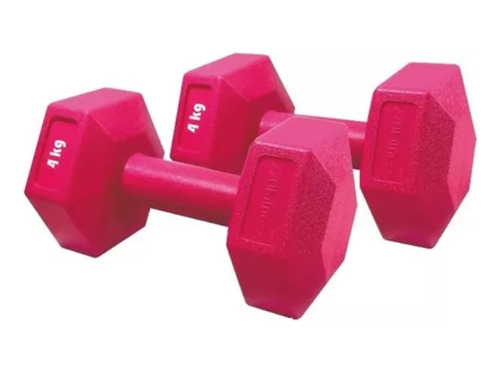 Mancuerna Hexagonal 4kg X2u Pvc Gym 770store