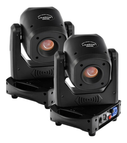 2 Moving Head Led Spot 100w Dmx 8 Cores 14 Gobos Prisma