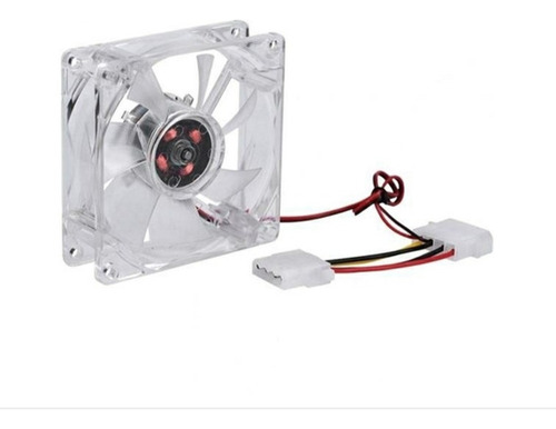 Cooler Fan Ventilador Led Multicolor 8x8 Molex 12v Gabinete