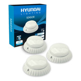 3 X Aplique Led Sensor Movimiento 8w Hyundai